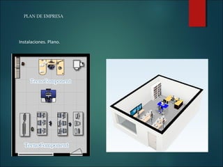 PLAN DE EMPRESA
Instalaciones. Plano.
 
