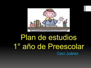 Plan de estudios
1° año de Preescolar
Ceci Juárez

 