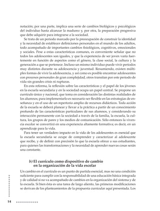 Plan De Estudios Secundaria