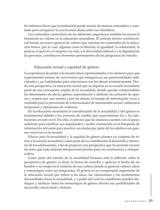 Plan De Estudios Secundaria