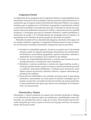 Plan De Estudios Secundaria