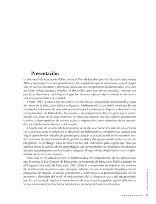 Plan De Estudios Secundaria