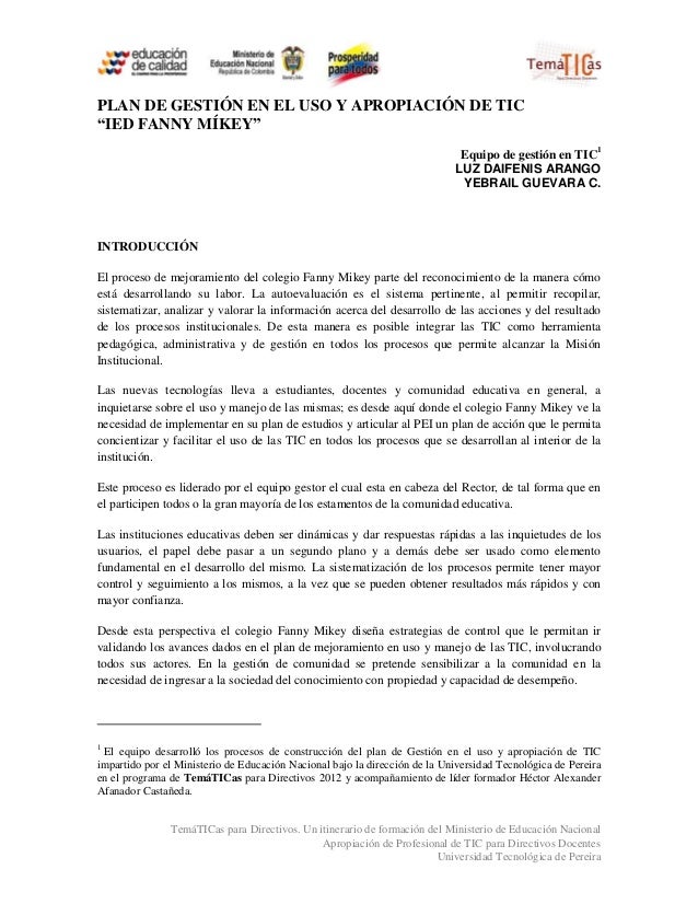 ied fanny mikey plan de gesti 243 n en tic del ied fanny mikey ied fanny mikey plan de gesti 243 n en tic del ied fanny mikey