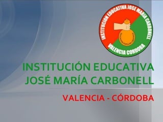 Plan de gestion IE Jose Maria Carbonel