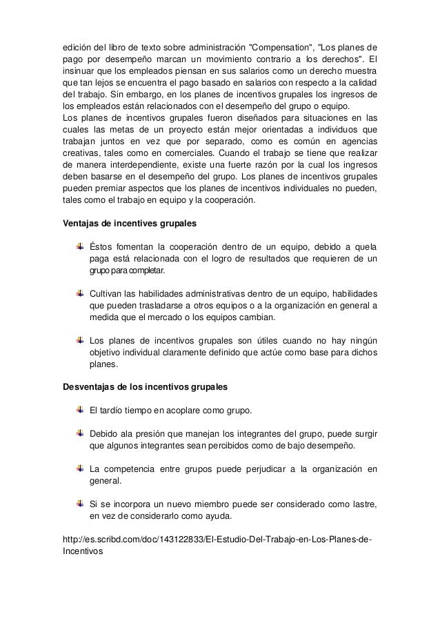 PLAN DE INCENTIVOS