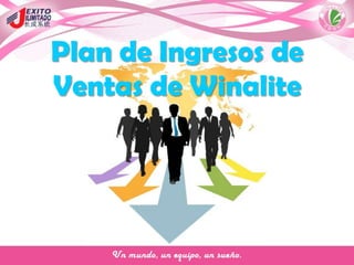 Plan de Ingresos de
Ventas de Winalite
 