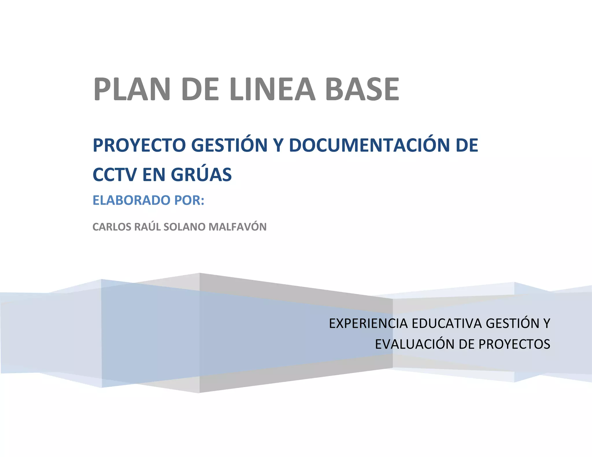 Plan de linea base | PDF