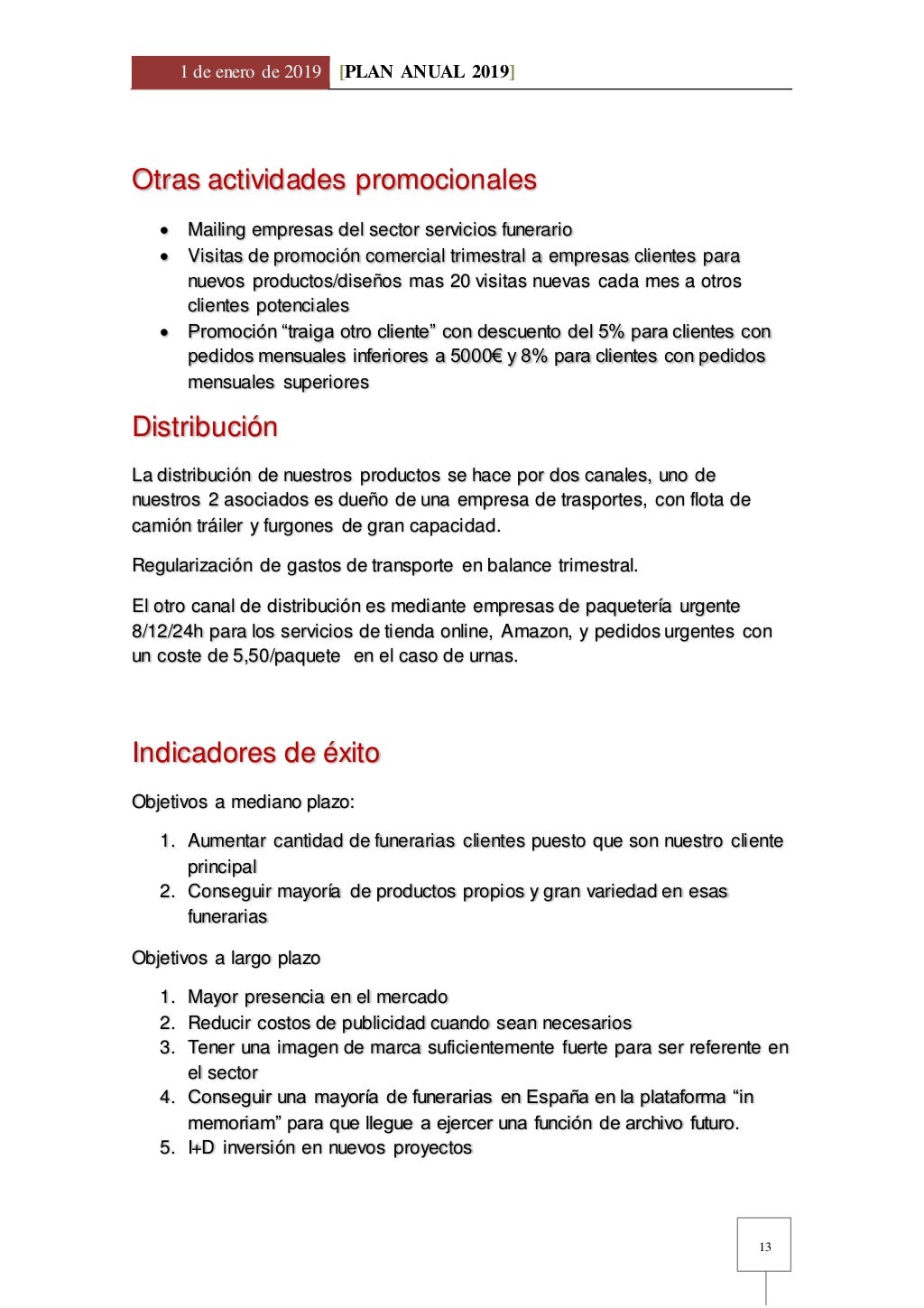 Plan de marketing