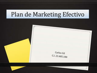 Plan de Marketing Efectivo
 
