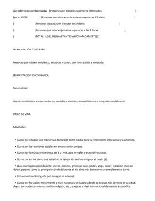 Plan de mercadotecnia red bull