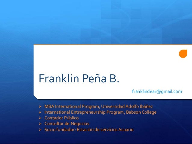 Franklin Mba Curriculum plan de negocio presentacion Franklin Mba Curriculum plan de negocio presentacion