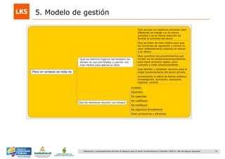 57Elaboración y acompañamiento del Plan de Negocios para el Sector Hortofrutícola en Colombia. FASE IV. Plan de Negocio Aguacate
5. Modelo de gestión
 
