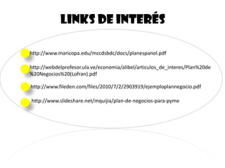 Plan de negocio para pymes!