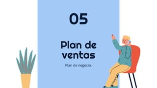 Plan de
ventas
05
Plan de negocio.
 