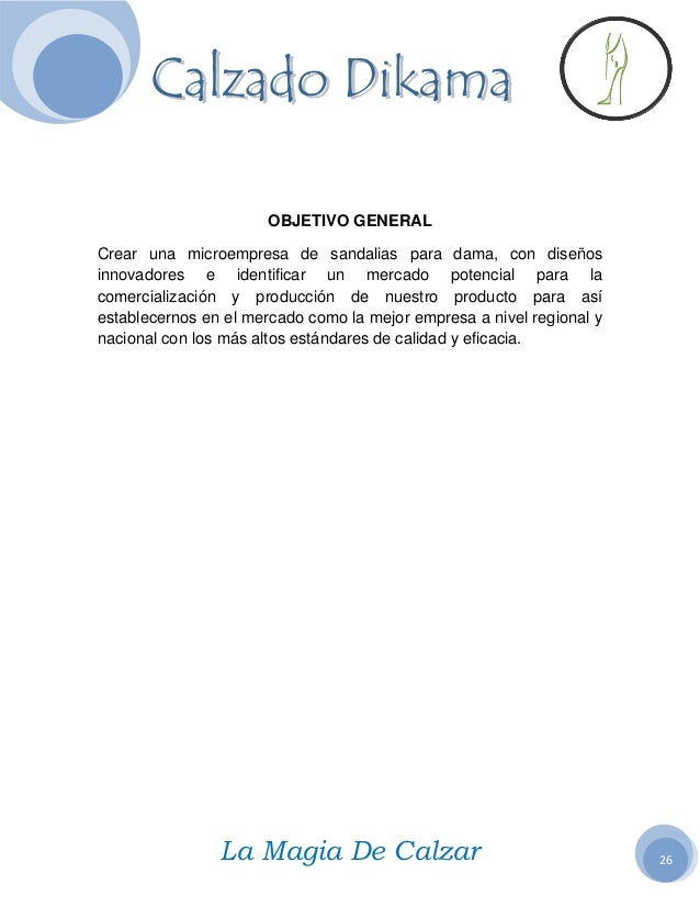 Plan De Negocios De Calzado Dikama Universidad Cooperativa