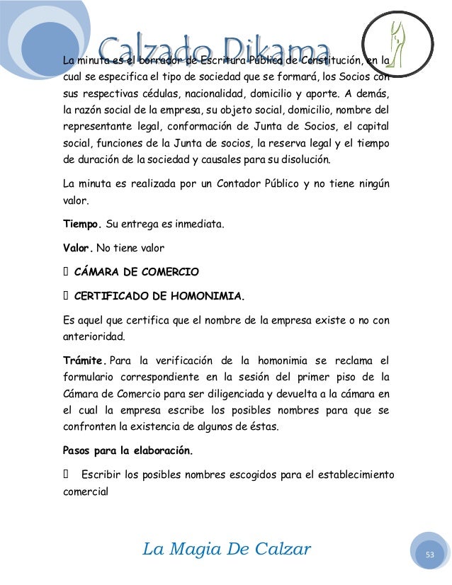 Plan de negocios de calzado dikama universidad cooperativa