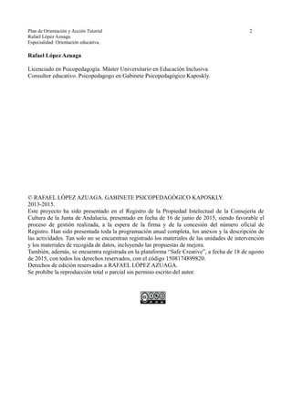Plan de Orientación y Acción Tutorial (Modelo Andalucía)