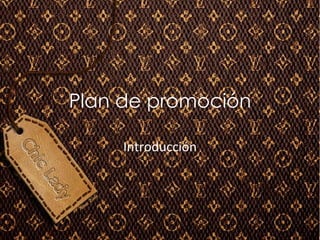 Plan de promoción Introducción 