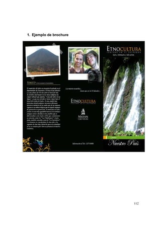 112
1. Ejemplo de brochure
 
