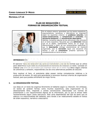 PDV: Lenguaje Guía N°14 [3° Medio] (2012)