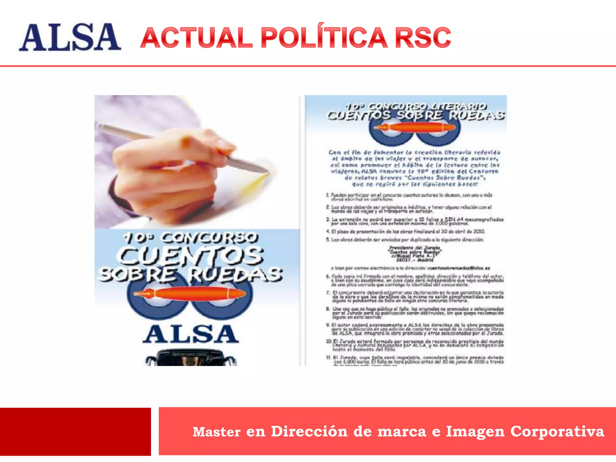 Master en Dirección de marca e Imagen Corporativa
 