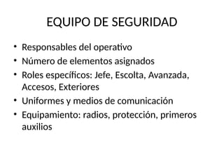Comprehensive VIP Security Plan and Operational Protection Format | PPTX