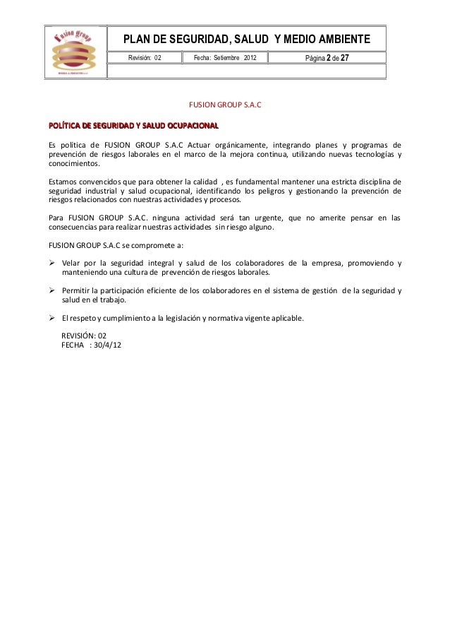 Formato de carta compromiso de planes y programas