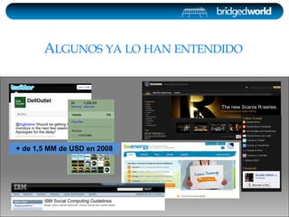 ALGUNOS YA LO HAN ENTENDIDO




+ de 1,5 MM de USD en 2008
 