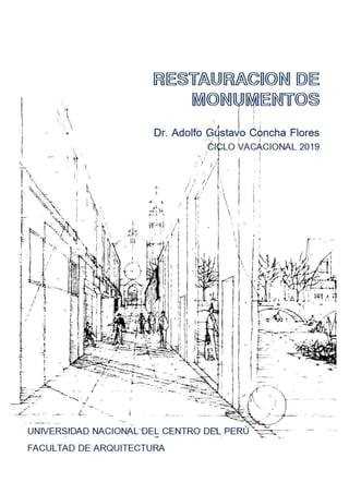 Plan de trabajo de la Puesta en Valor del Edificio Administrativo N° 2 de la UNCP - Huancayo