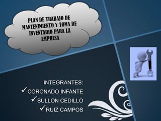 INTEGRANTES:
CORONADO INFANTE
  SULLON CEDILLO
    RUIZ CAMPOS
 