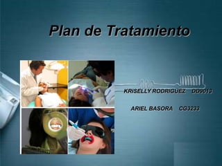Plan de Tratamiento


          KRISELLY RODRIGUEZ   DD9013


            ARIEL BASORA   CG3233
 