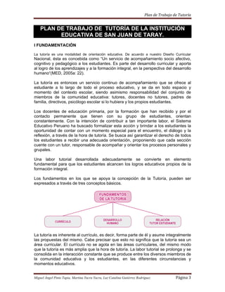 Plan De TutoríA 2009