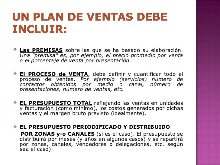 Plan De Ventas