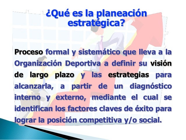 Planeación estratégica en organizaciones deportivas