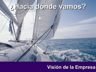 Visión de la Empresa ¿Hacia dónde vamos? 