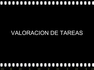 VALORACION DE TAREAS 