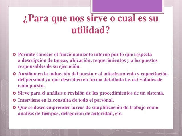 manual de procedimientos