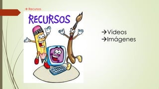  Recursos
Videos
Imágenes
 