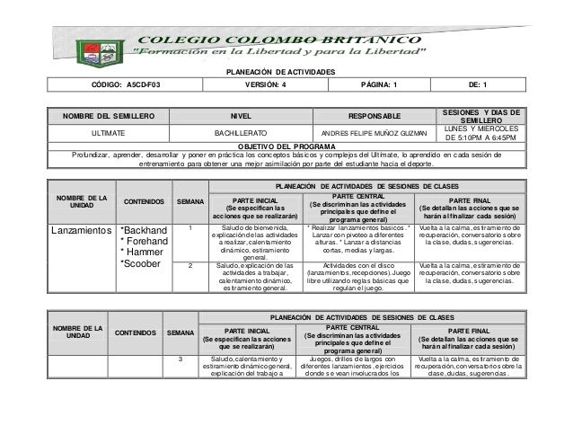 Planeacion ultimate bachillerato