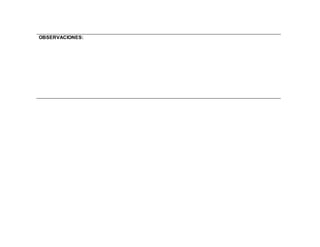OBSERVACIONES:
 