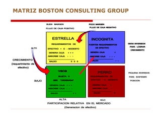 MATRIZ BOSTON CONSULTING GROUP
 