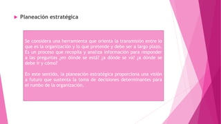 Planeacion estrategica de la capacitacion | PPTX