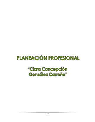 Planeacion personal y profesioal