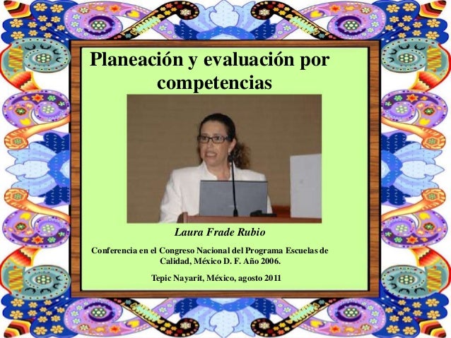 Planeacion por competencias laura frade