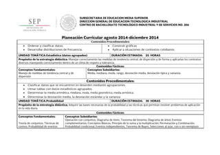 Contenidos Procedimentales:








 