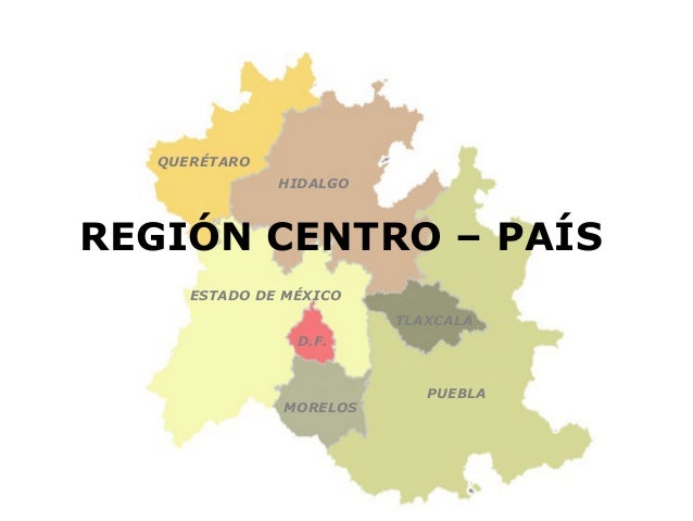 Planeación territorial, región centro