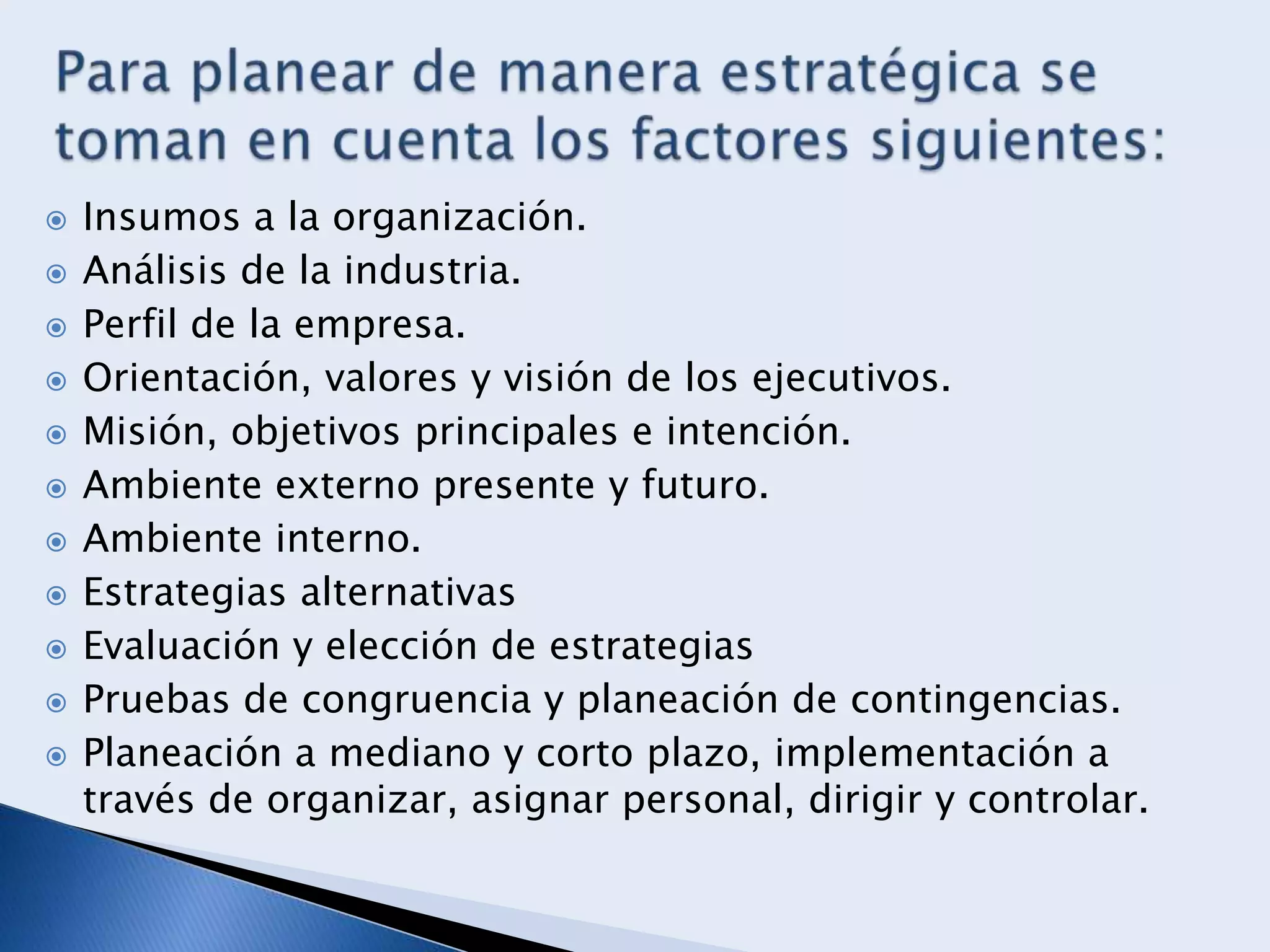 Elementos Esenciales de la Planeación y la Administración por Objetivos ...