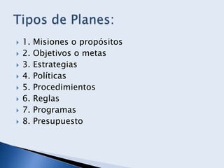 Elementos Esenciales de la Planeación y la Administración por Objetivos ...