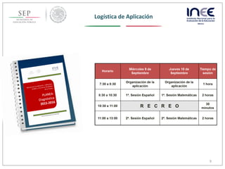 Logística de Aplicación
9
8
 