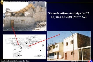 Sismo de Atico - Arequipa del 23 de junio del 2001 (Mw = 8.2) 